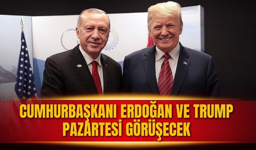 Cumhurbaşkanı Erdoğan, ABD Başkanı Trump ile görüşecek