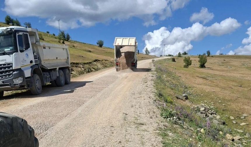 Gerze'de köylerin altyapısı güçlendirildi