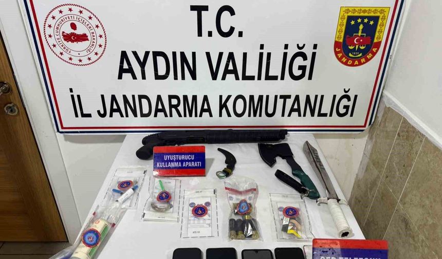 Kuşadası'nda jandarmadan narkotik operasyonu