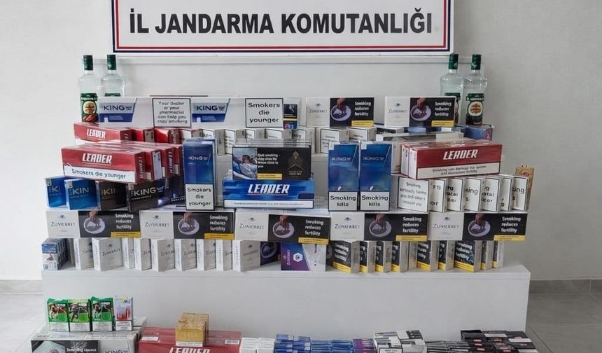 Rize'de kaçak sigara operasyonu