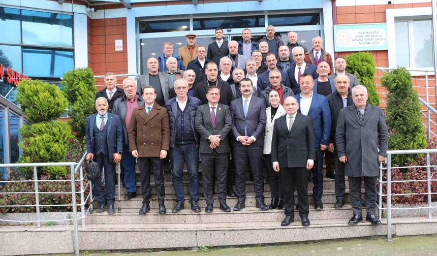 Rize'de muhtarlara yönelik denetimli serbestlik bilgilendirme toplantısı yapıldı