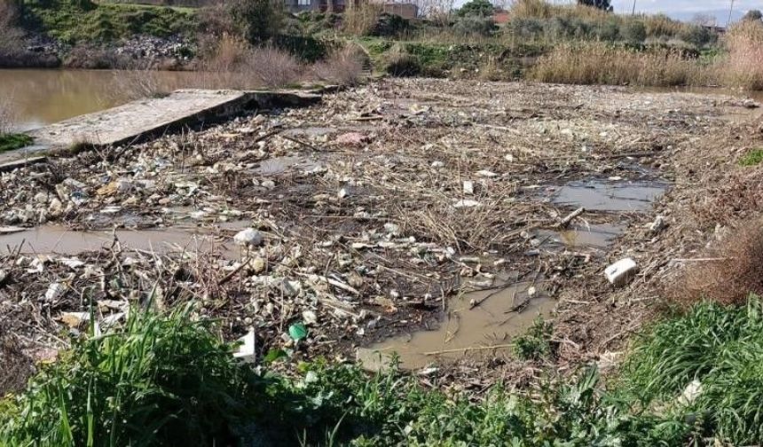 Tarihi taş köprü temizlendi, doğaseverler 'yüzer bariyer' istedi