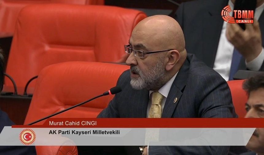 AK Partili Cıngı'dan TBMM'de tescilli pastırma açıklaması: 'Hayırlı olsun'