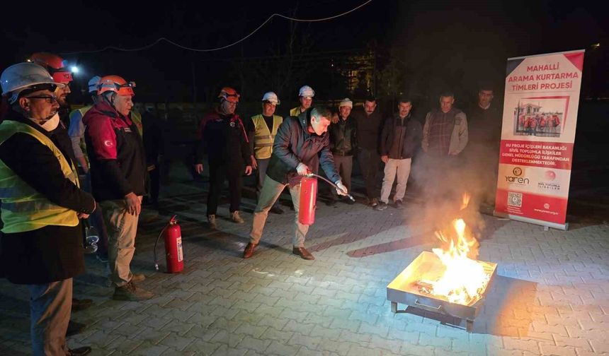 Akşehir'de MAK projesi kapsamında afet bilinci eğitimleri sürüyor
