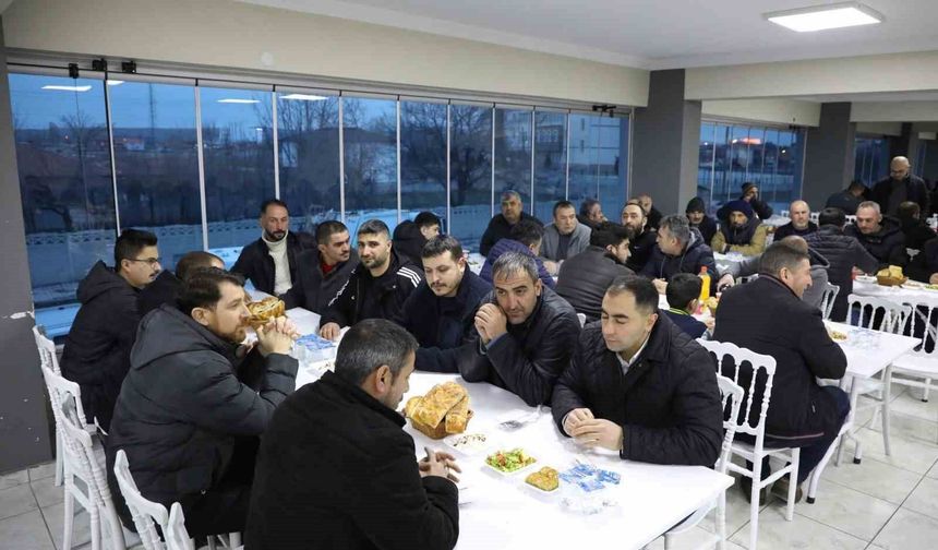 Alaca Belediyesi personelleri iftar programında buluştu