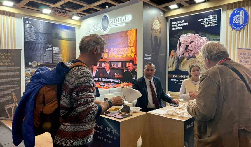 Çorum Belediyesi standına Berlin'de yoğun ilgi