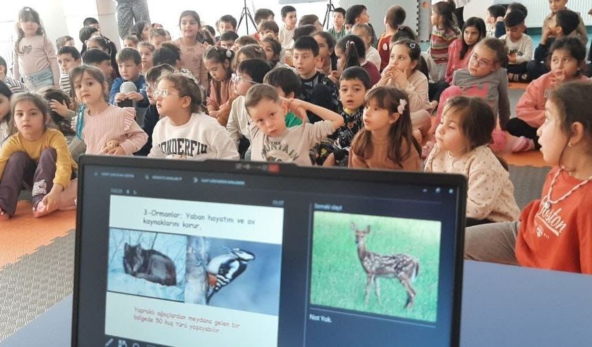 Dünya Yaban Hayatı Gününde öğrencilere eğitim verildi