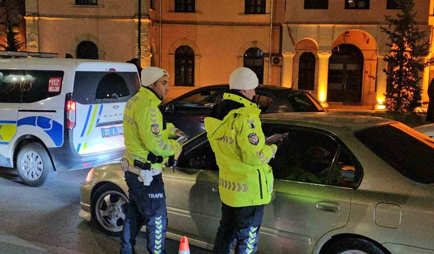 Elazığ'da trafik denetimi