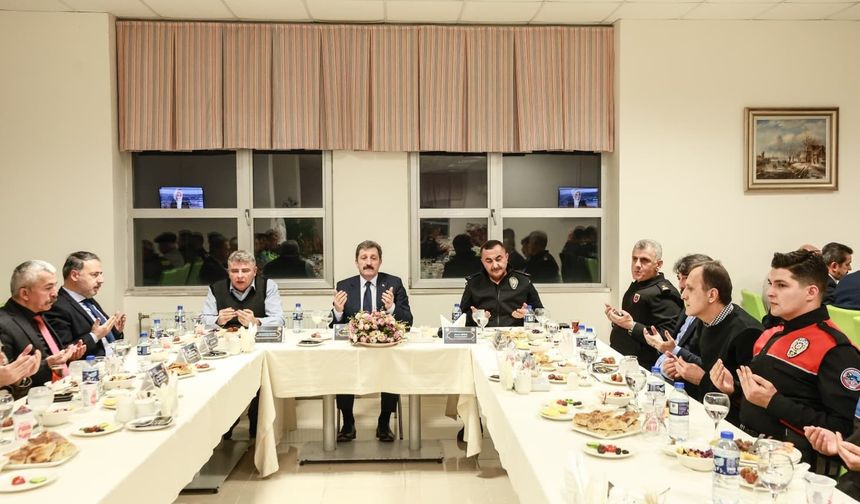 Emniyet teşkilatı iftarda buluştu: 'Samsun'un huzuru için 7/24 görev başındayız'