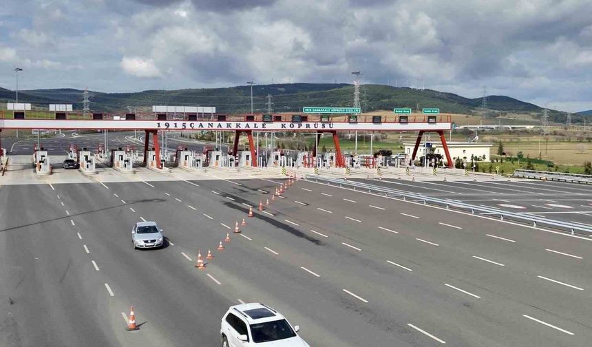 Jandarmadan 1915 Çanakkale Köprüsünde dronlu trafik denetimi