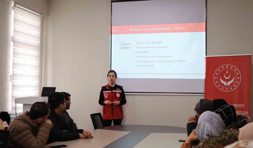 Kadına yönelik şiddetle mücadele eğitimi verildi