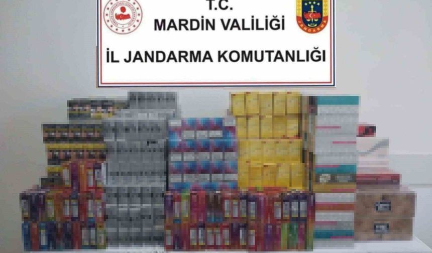 Mardin'de 10 bin paket kaçak sigara ele geçirildi