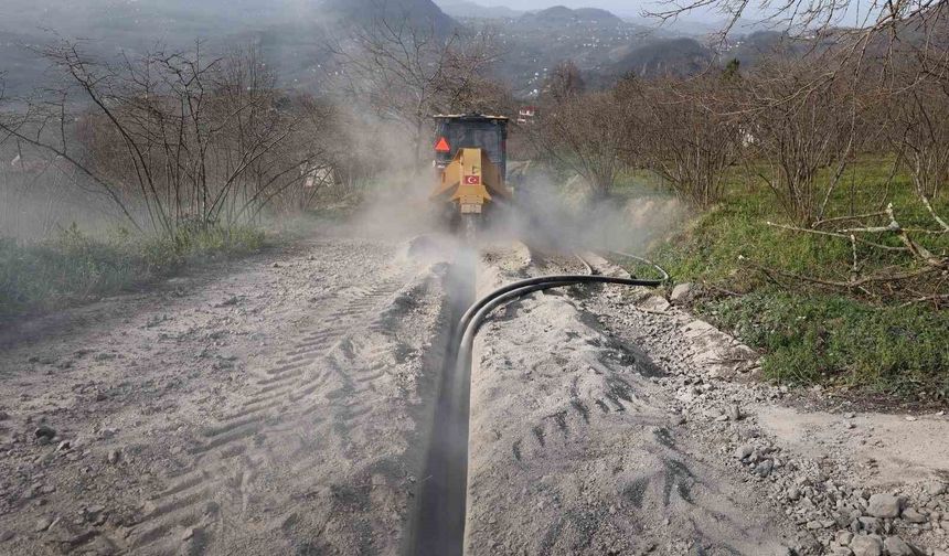 Ordu'nun içme suyu altyapısı güçlendiriliyor
