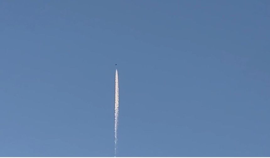 Savaş uçaklarından sınırda devriye uçuşu