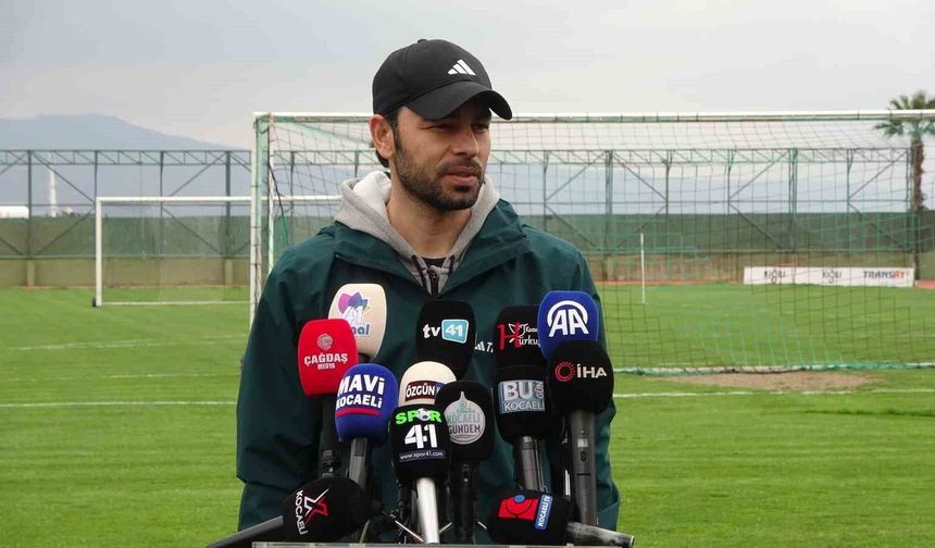 Selçuk İnan: 'Hayallerim burada Kocaelispor ile Avrupa kupalarına katılabilmek'