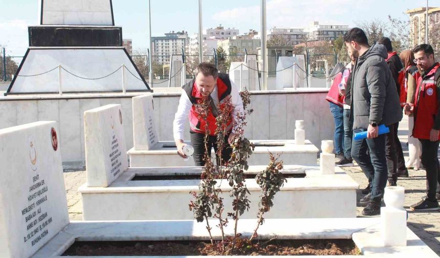 Siirt'te bayram öncesi şehitliklerde bakım, onarım ve temizlik seferberliği