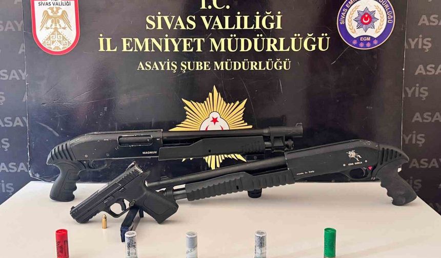 Sivas'ta araçlara ateş açan şüpheliler yakalandı, 6 şüpheli tutuklandı