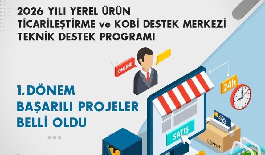 Teknik destek programının 1. dönem başarılı orojeleri açıklandı