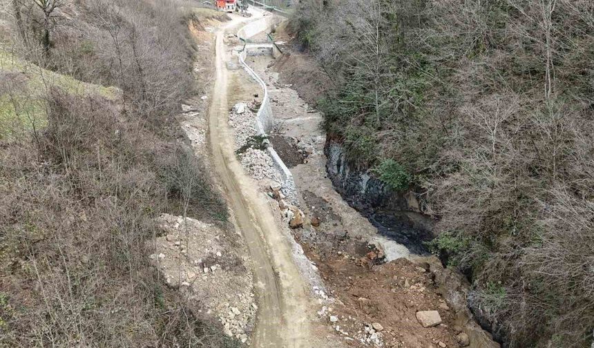 Trabzon Sera Vadisi'ndeki taşkın riskine karşı önlem alınıyor