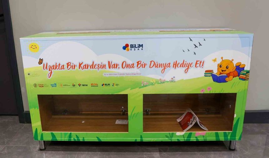 Uşak Belediyesi'nden 'Kitap Kumbarası' projesi