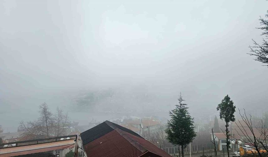 Zonguldak'ta sis etkili oldu