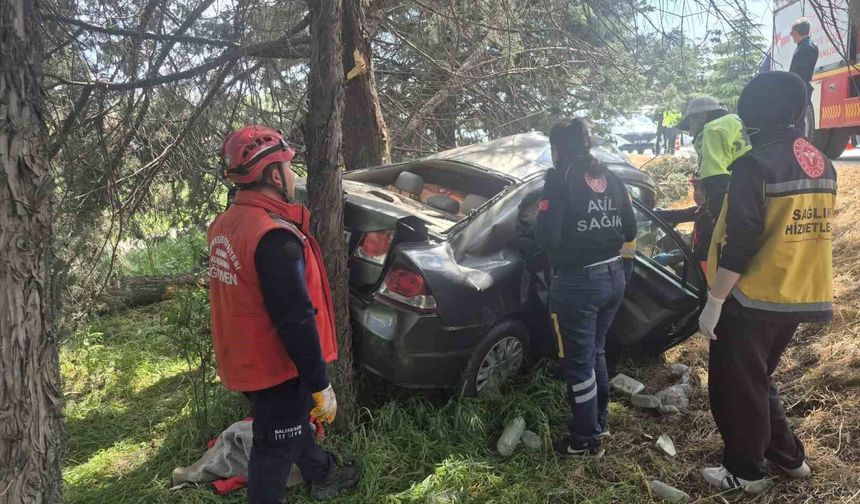 Balıkesir'de feci kaza: 1 ölü