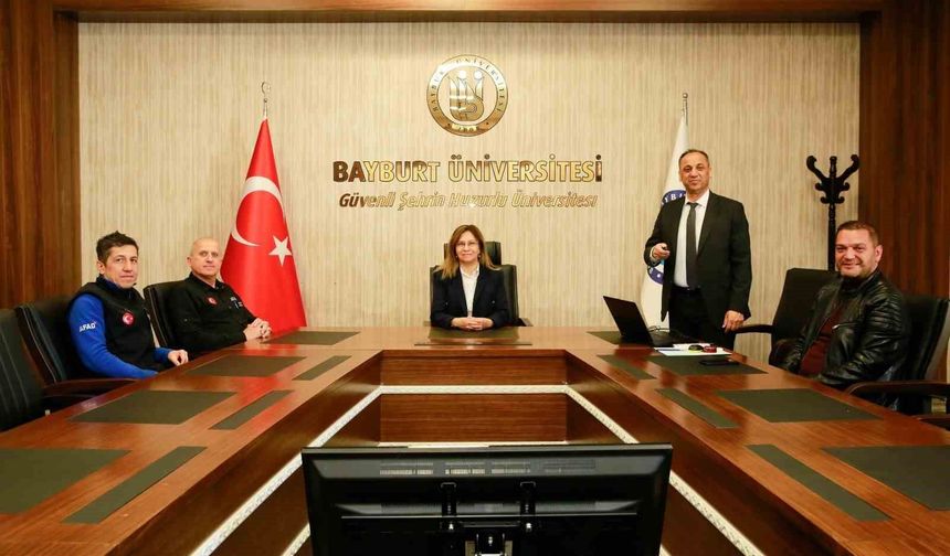 Bayburt'ta afet risk yönetimi çalışmaları ele alındı
