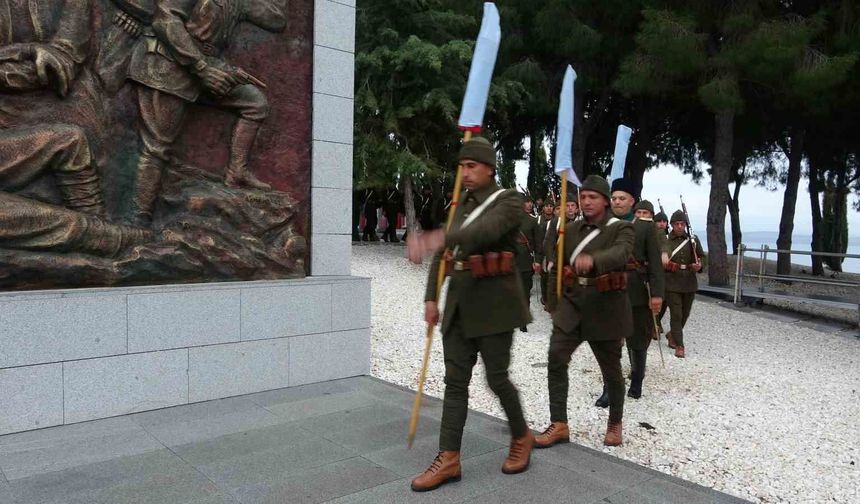 Çanakkale Kara Savaşları'nın 111'inci yıl dönümü tören provası yapıldı