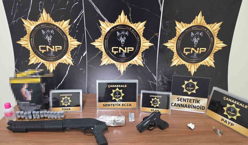 Çanakkale'de farklı suçlardan aranması olan 5 şüpheli tutuklandı