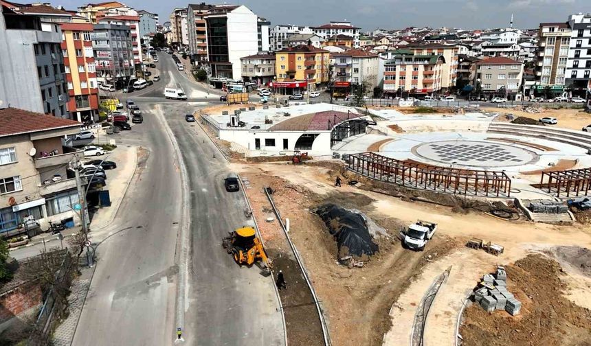 Çayırova'daki önemli kavşakta sona doğru