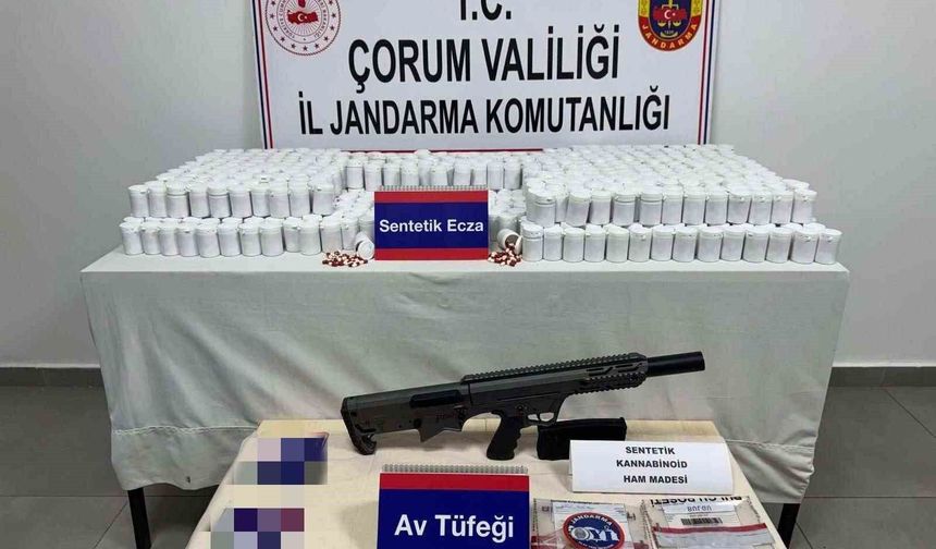 Çorum'da jandarma ekiplerinden uyuşturucu operasyonu: 5 gözaltı