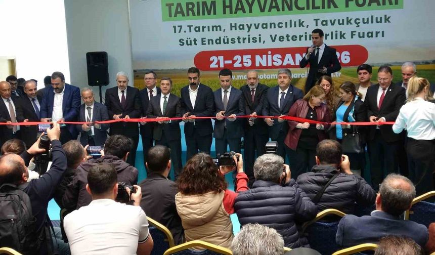 Diyarbakır'da '17. Tarım, Hayvancılık, Tavukçuluk, Süt Endüstrisi ve Veterinerlik Fuarı' açıldı