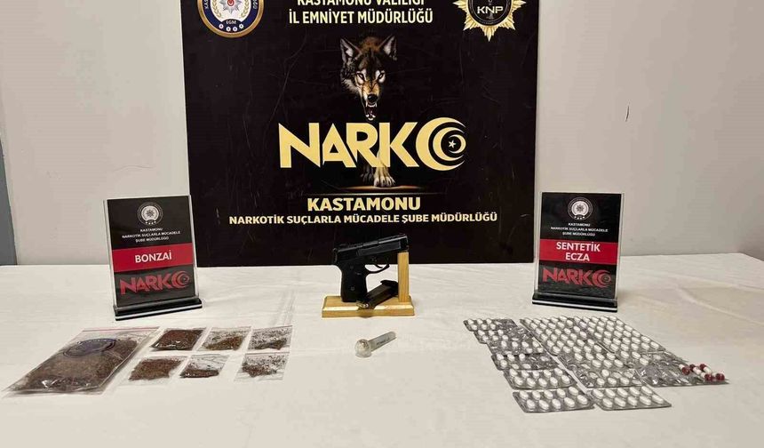 Kastamonu'da uyuşturucu operasyonda 6 şüpheli gözaltına alındı