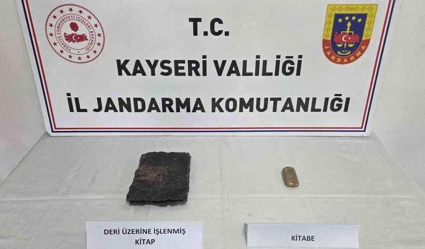 Kayseri'de tarihi eser operasyonu