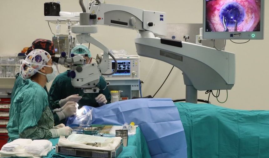Kırklareli'nde bir ilk: Kornea nakli başarıyla gerçekleştirildi