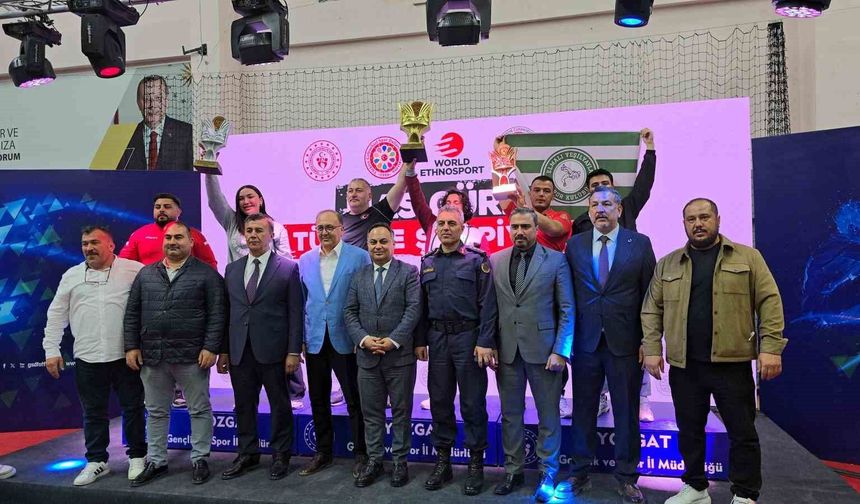 Mas Güreşi Türkiye Şampiyonası Yozgat'ta sona erdi