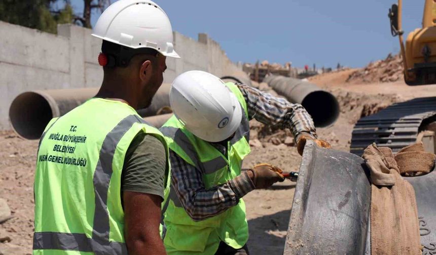 MUSKİ'den Bodrum Gümbet su ana isale hattı açıklaması