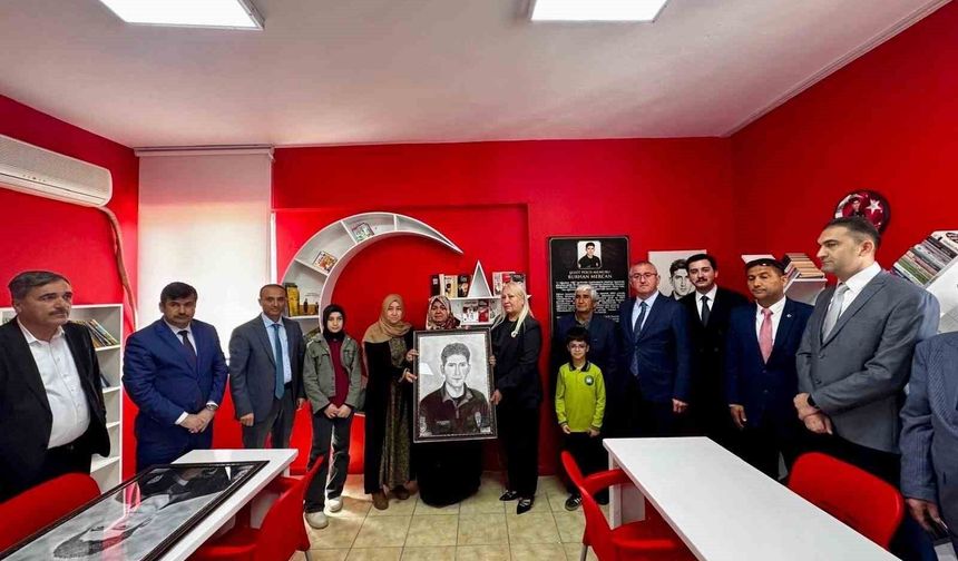 Şehit polisin ismi kütüphanede yaşatılacak
