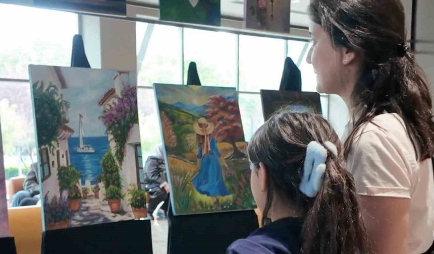 Şehitkamilli hanımların eserleri görücüye çıktı