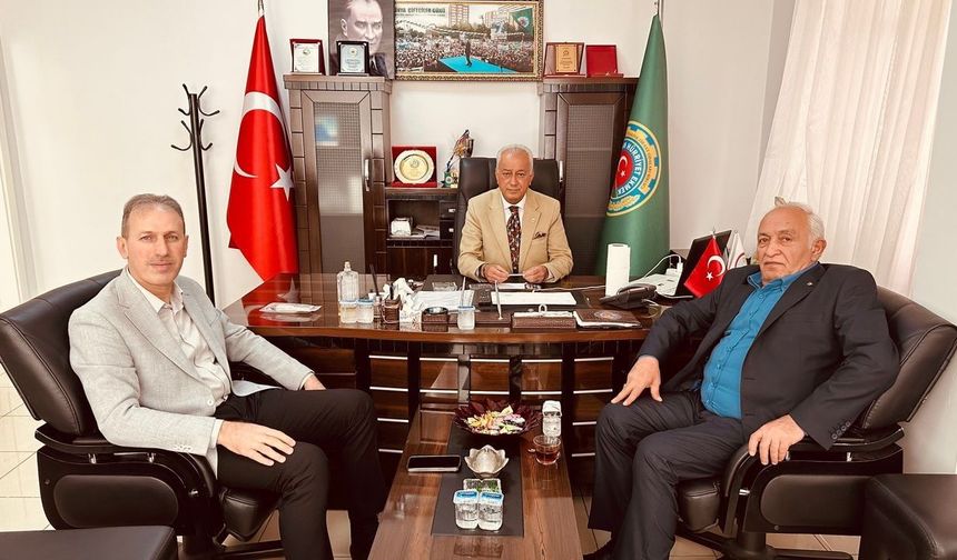 STSO Başkan Vekili Çalapkulu, Ziraat Odası Başkanı Günbat ile bir araya geldi