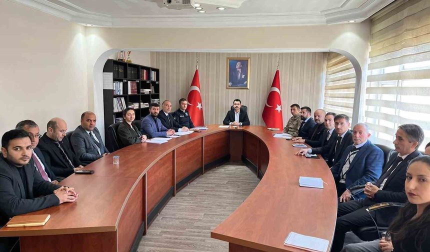 Susuz'da okul güvenliği masaya yatırıldı