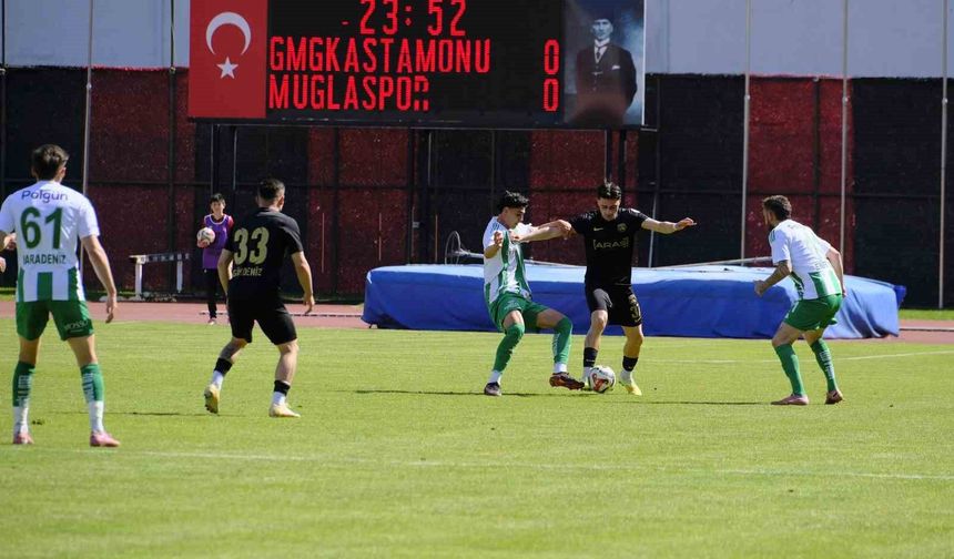 TFF 2. Lig: Kastamonuspor: 0 - Muğlaspor: 3