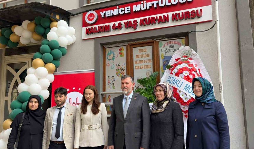 Yenice'de Diyanet Gençlik Merkezi ve 4-6 Yaş Kuran Kursu Açıldı
