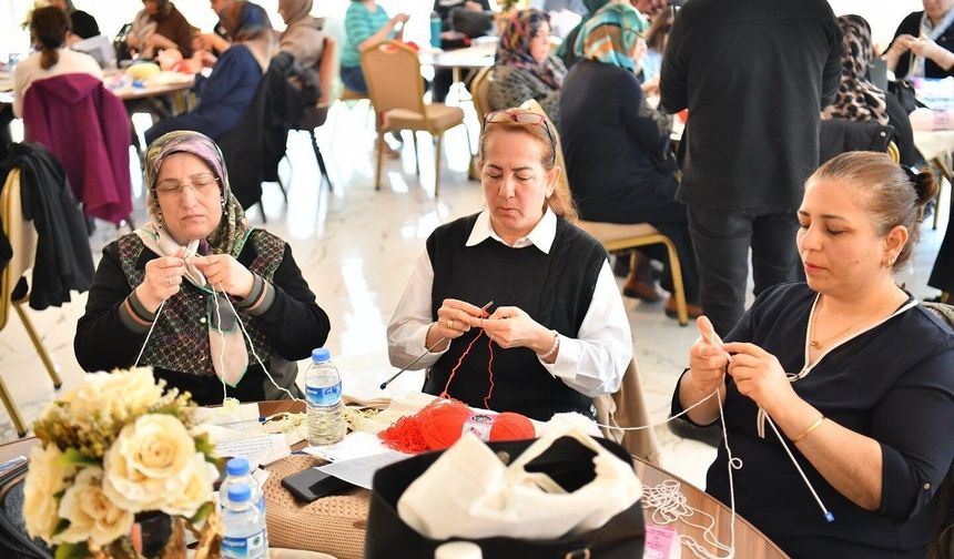 Yeşilyurt Belediyesi örgü yarışması büyük ilgi gördü