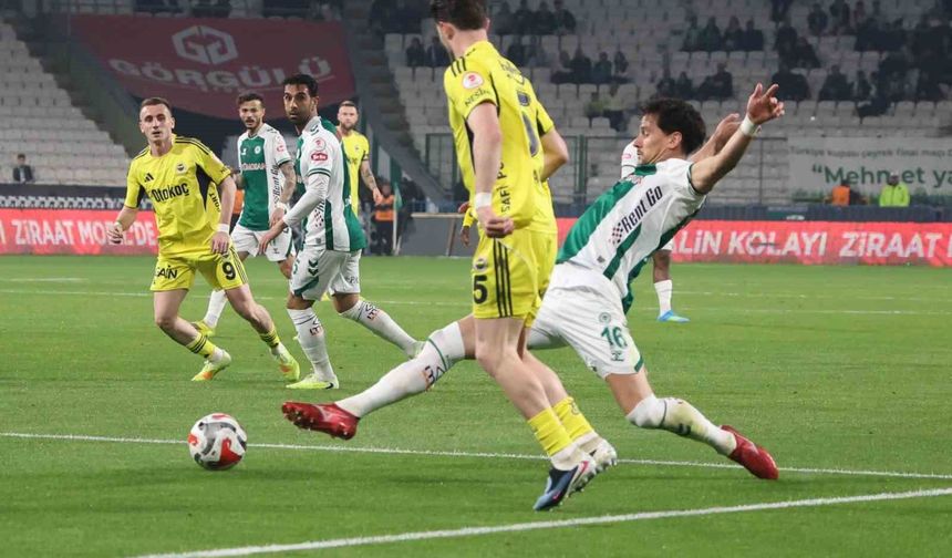 Ziraat Türkiye Kupası: Konyaspor: 0 - Fenerbahçe: 0 (İlk yarı)