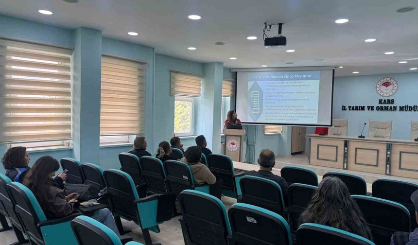 Kars'ta sürü yönetimi kursu başladı: 7 ilçede eş zamanlı eğitim
