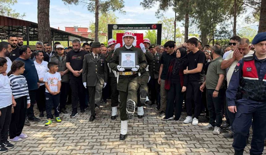 Osmaniye'de kanserden vefat eden astsubay için cenaze töreni düzenlendi