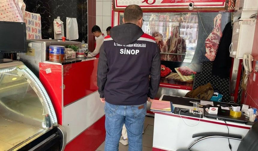 Sinop'ta gıda güvenliği için ekipler sahada