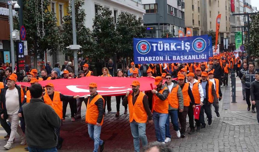 Trabzon'da 1 Mayıs İşçi Bayramı coşkusu