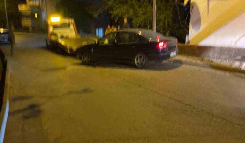 Zonguldak'ta trafik kazası kamerada: 2 yaralı